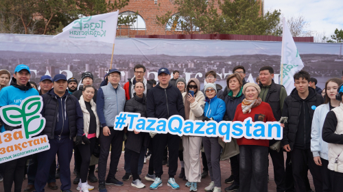 Плоггинг в Кокшетау собрал более тысячи участников в рамках &laquo;Таза Қазақстан&raquo;
